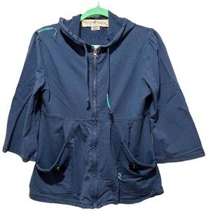 Project E Vintage Embracing Imperfection Zip-up Hoodie